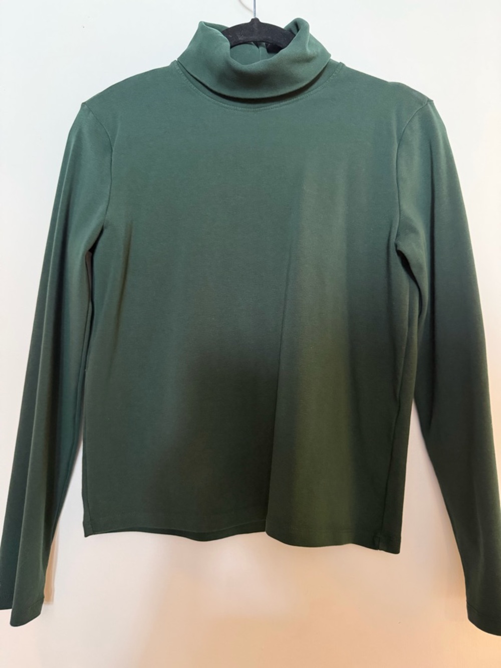 Zara 96% cotton Turtleneck Long Sleeve Top
